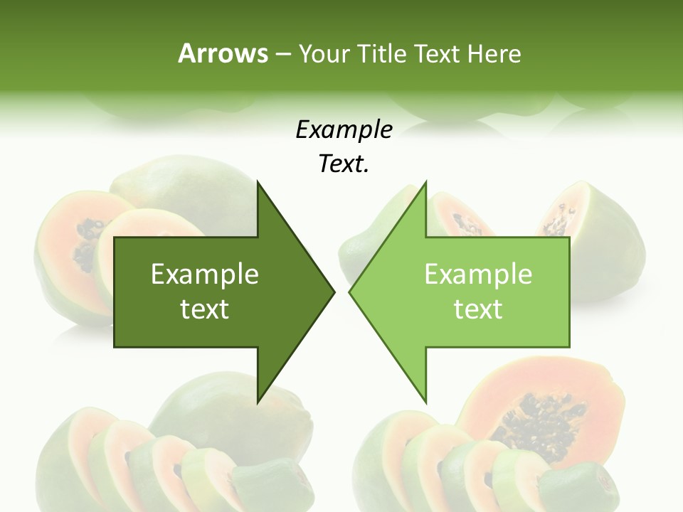 Fruit Sweet Papaya PowerPoint Template