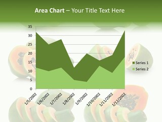 Fruit Sweet Papaya PowerPoint Template