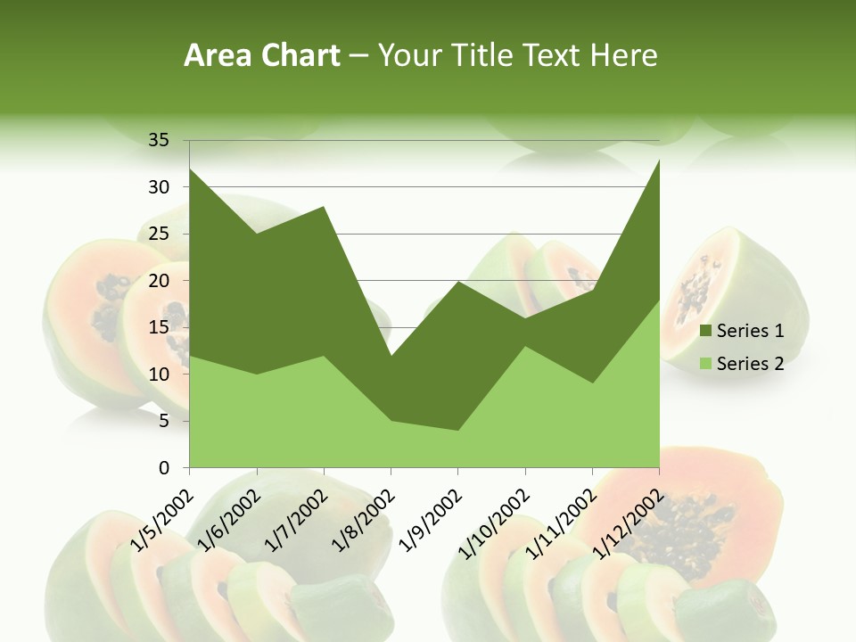 Fruit Sweet Papaya PowerPoint Template