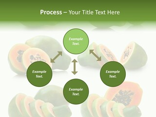Fruit Sweet Papaya PowerPoint Template