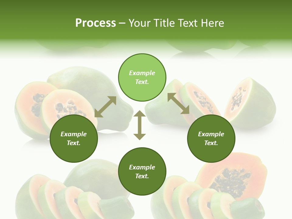 Fruit Sweet Papaya PowerPoint Template