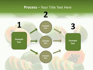 Fruit Sweet Papaya PowerPoint Template