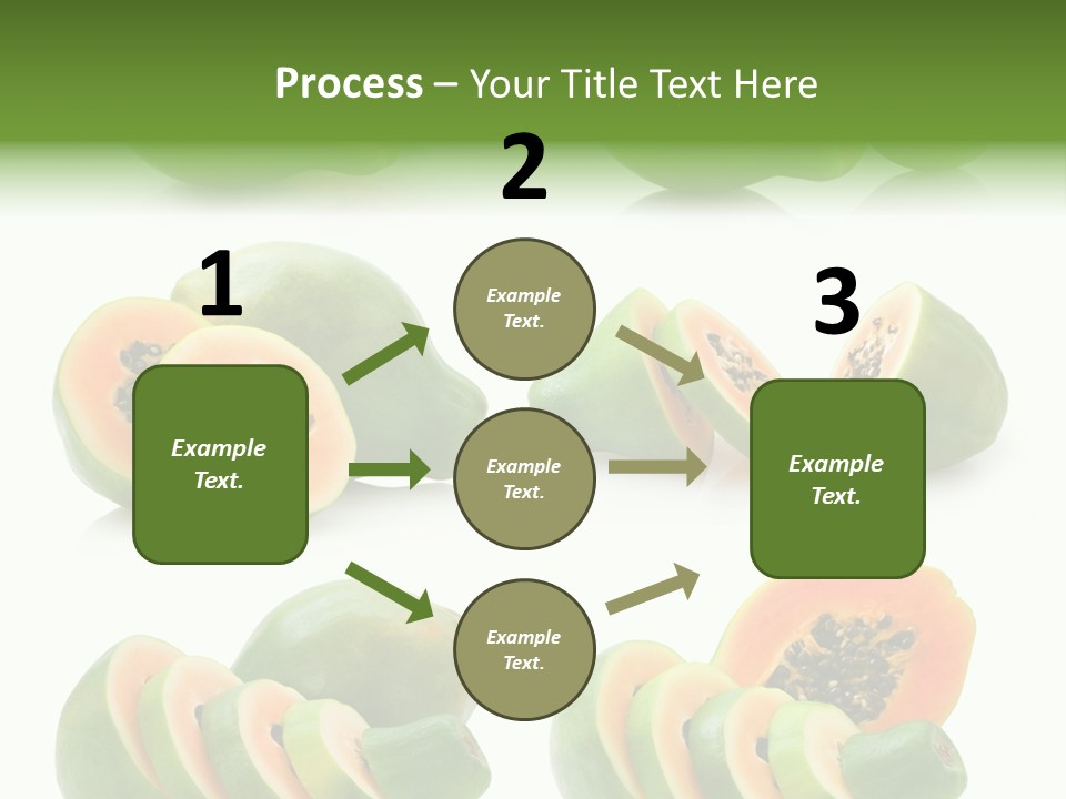 Fruit Sweet Papaya PowerPoint Template