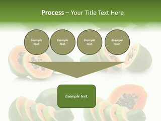 Fruit Sweet Papaya PowerPoint Template
