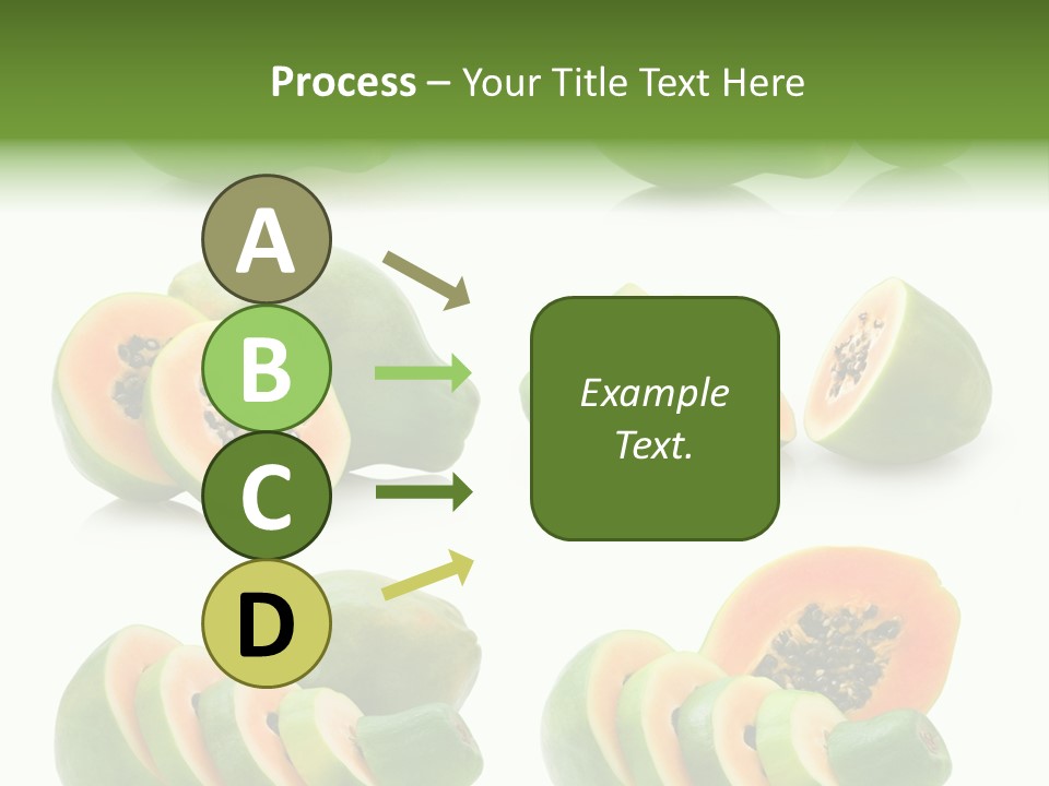 Fruit Sweet Papaya PowerPoint Template