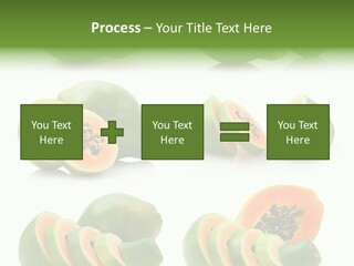 Fruit Sweet Papaya PowerPoint Template
