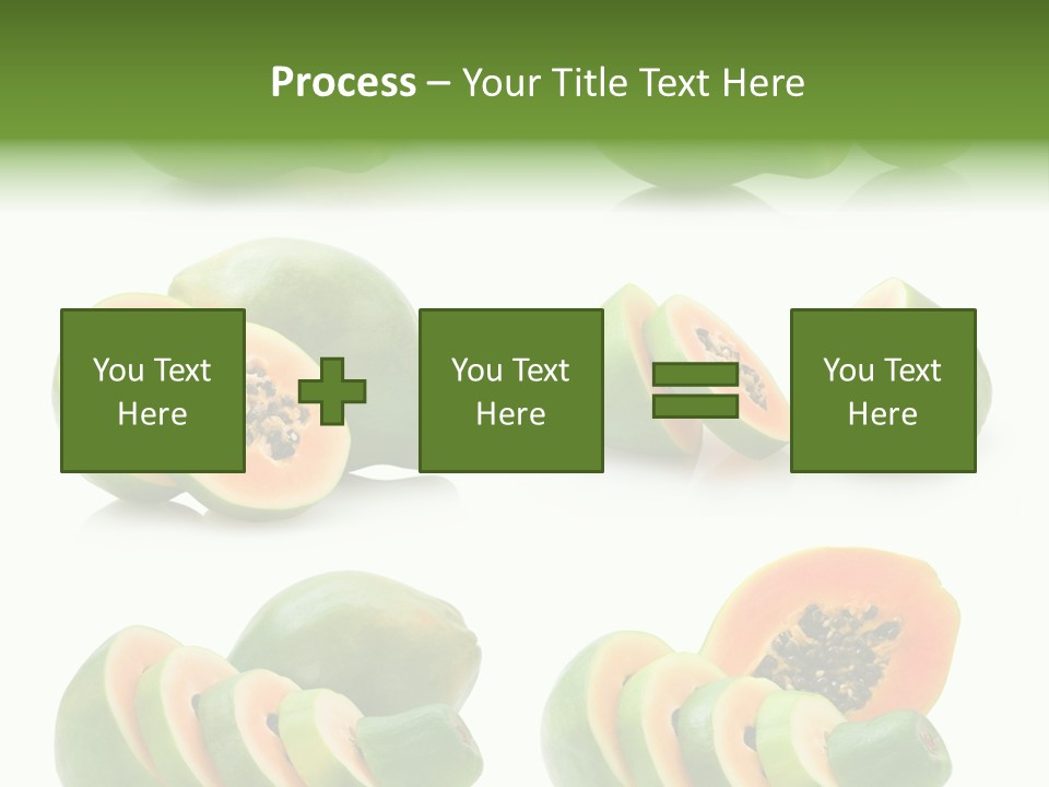 Fruit Sweet Papaya PowerPoint Template