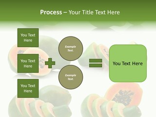 Fruit Sweet Papaya PowerPoint Template