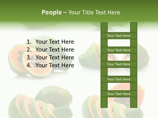 Fruit Sweet Papaya PowerPoint Template