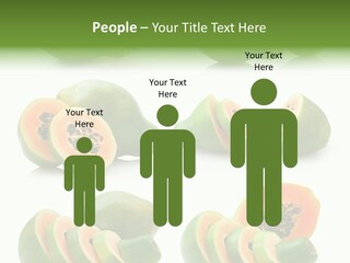 Fruit Sweet Papaya PowerPoint Template