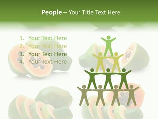 Fruit Sweet Papaya PowerPoint Template