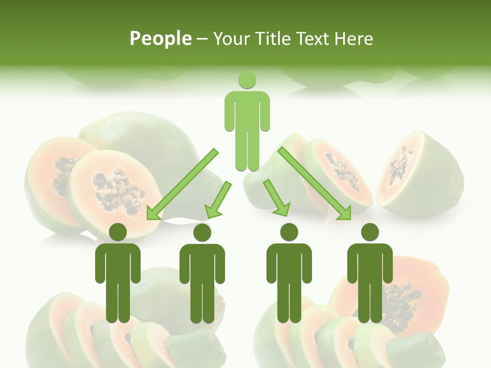 Fruit Sweet Papaya PowerPoint Template
