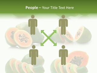 Fruit Sweet Papaya PowerPoint Template