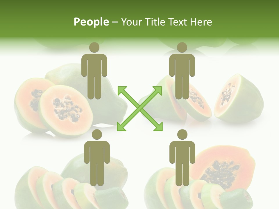 Fruit Sweet Papaya PowerPoint Template