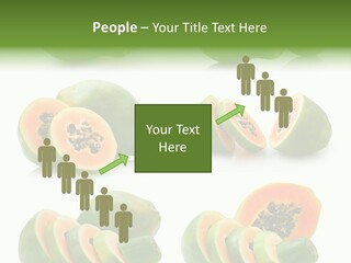 Fruit Sweet Papaya PowerPoint Template