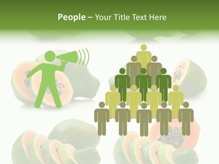 Fruit Sweet Papaya PowerPoint Template
