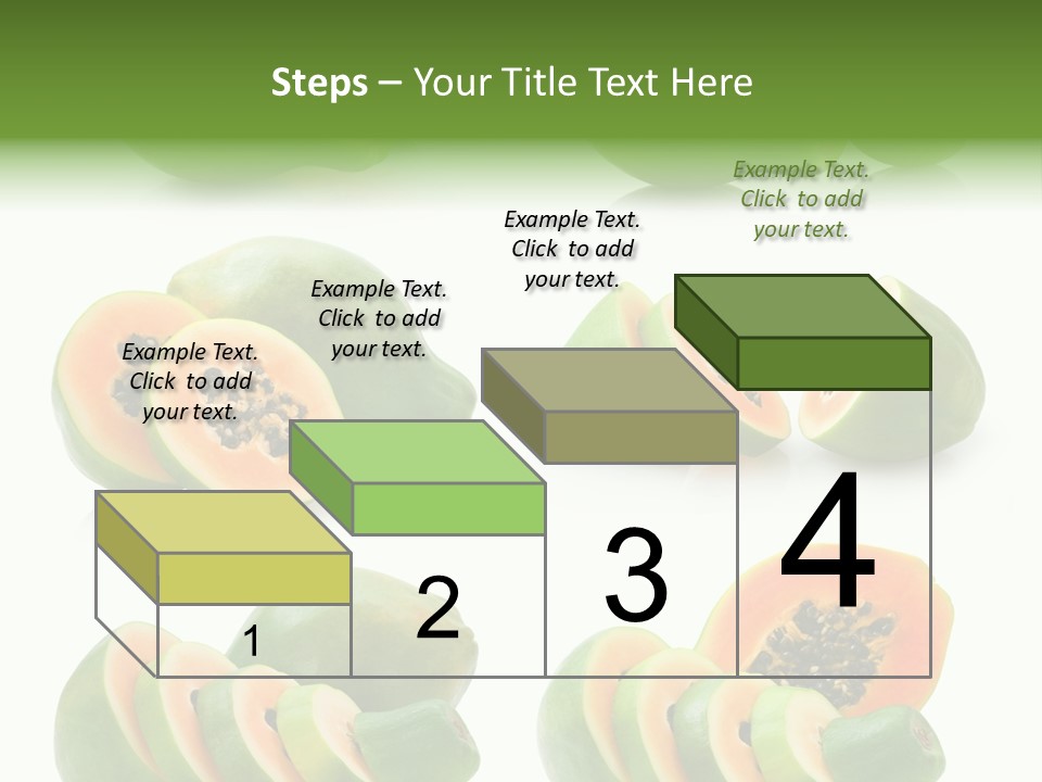 Fruit Sweet Papaya PowerPoint Template