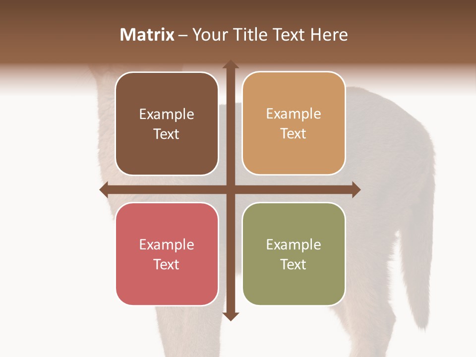 Looking Lynx Cat Ears PowerPoint Template