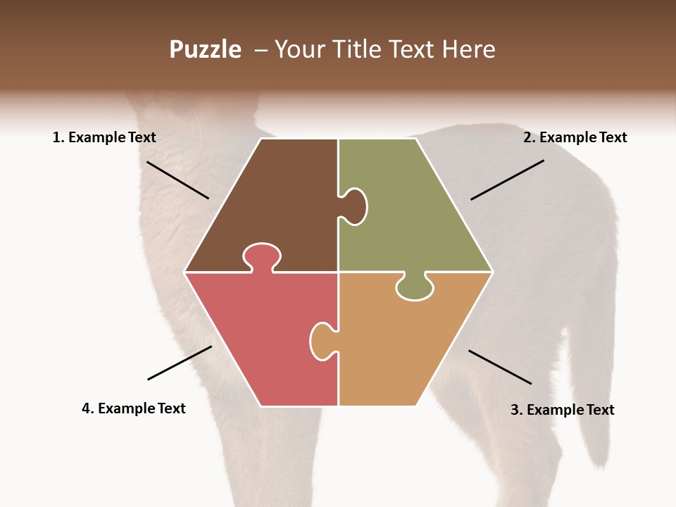 Looking Lynx Cat Ears PowerPoint Template