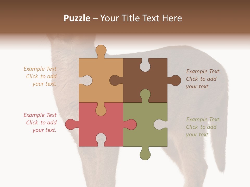 Looking Lynx Cat Ears PowerPoint Template