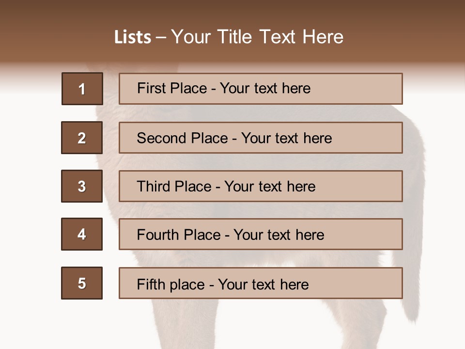 Looking Lynx Cat Ears PowerPoint Template