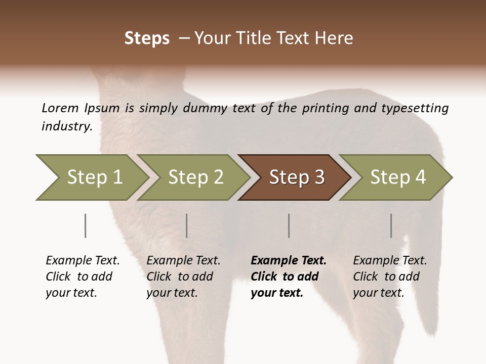 Looking Lynx Cat Ears PowerPoint Template