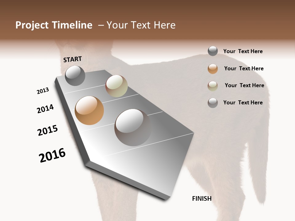 Looking Lynx Cat Ears PowerPoint Template