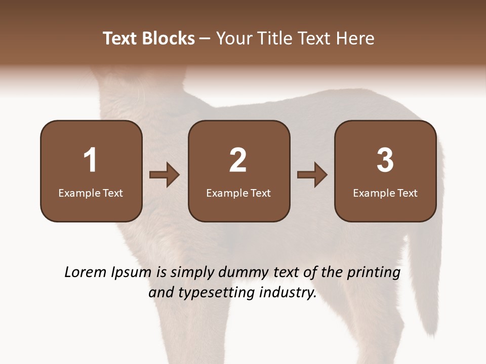 Looking Lynx Cat Ears PowerPoint Template