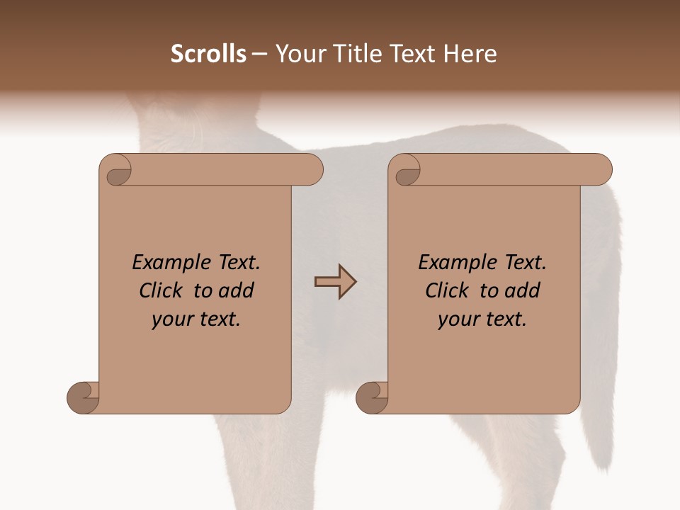 Looking Lynx Cat Ears PowerPoint Template