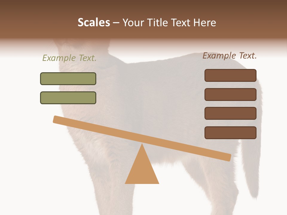 Looking Lynx Cat Ears PowerPoint Template