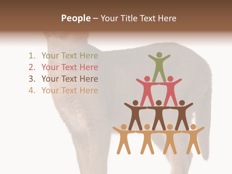 Looking Lynx Cat Ears PowerPoint Template