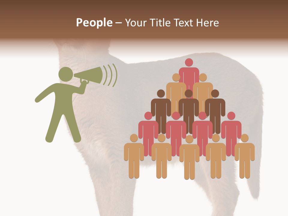 Looking Lynx Cat Ears PowerPoint Template