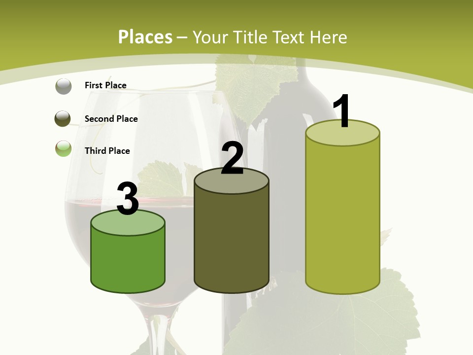 Green Alcohol Vine PowerPoint Template