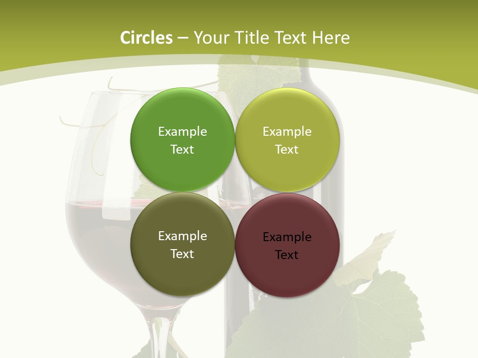 Green Alcohol Vine PowerPoint Template