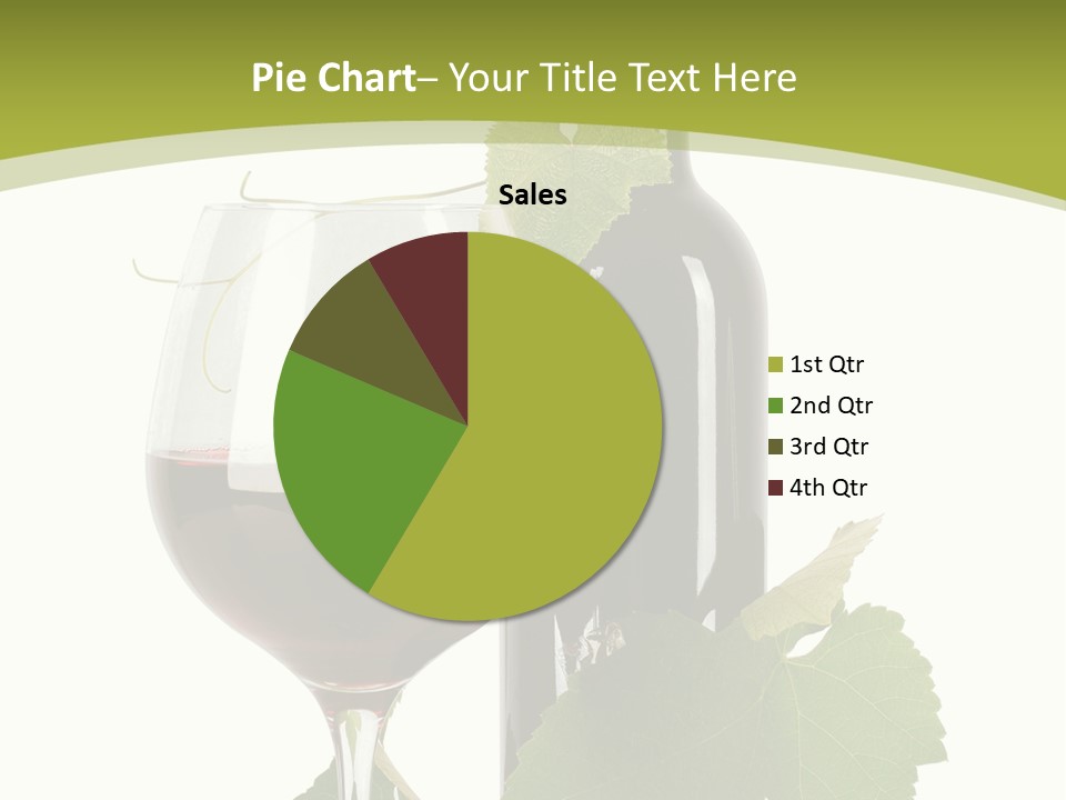 Green Alcohol Vine PowerPoint Template