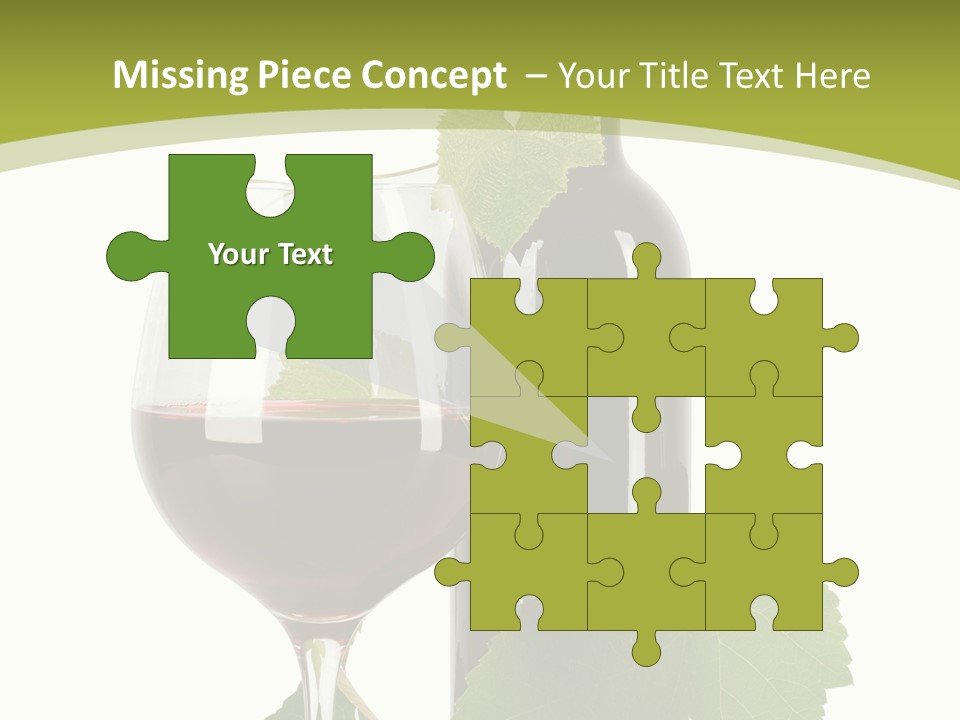 Green Alcohol Vine PowerPoint Template