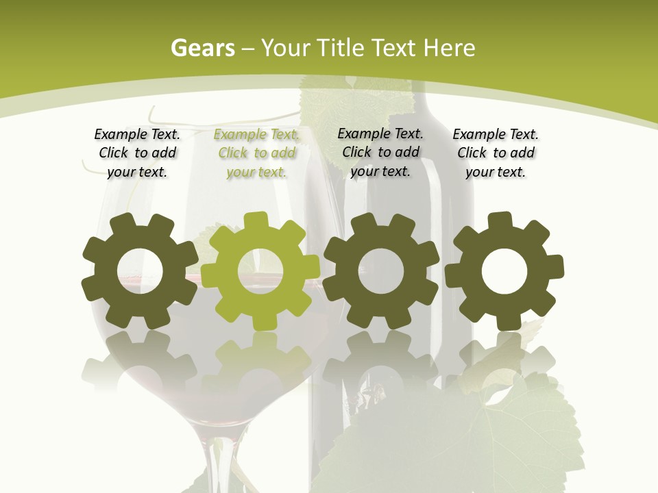 Green Alcohol Vine PowerPoint Template