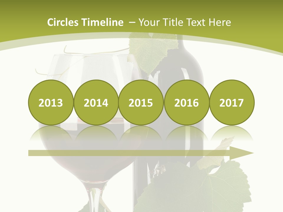 Green Alcohol Vine PowerPoint Template