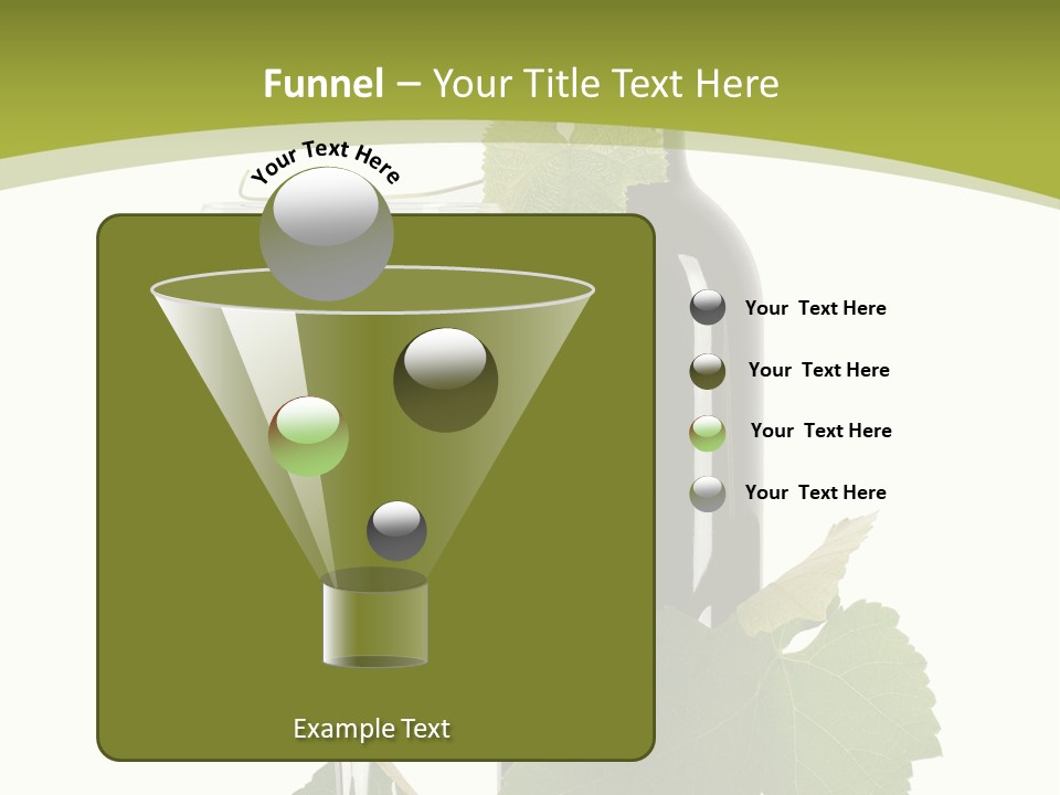 Green Alcohol Vine PowerPoint Template