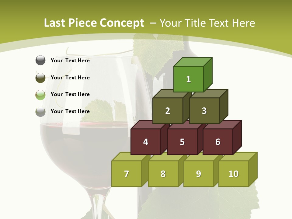 Green Alcohol Vine PowerPoint Template