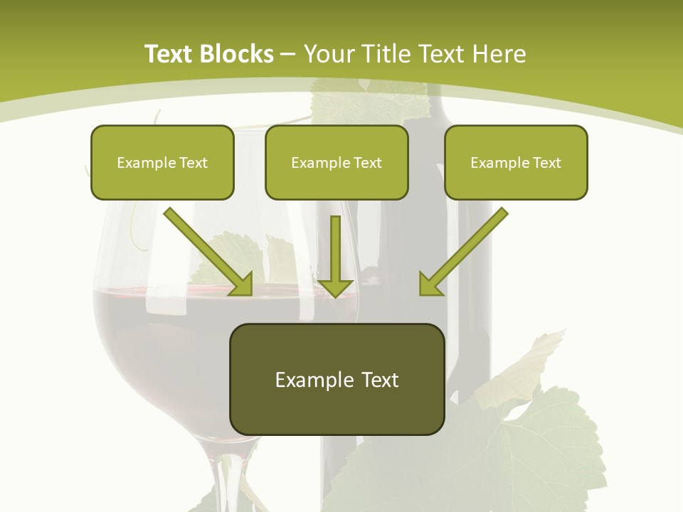 Green Alcohol Vine PowerPoint Template