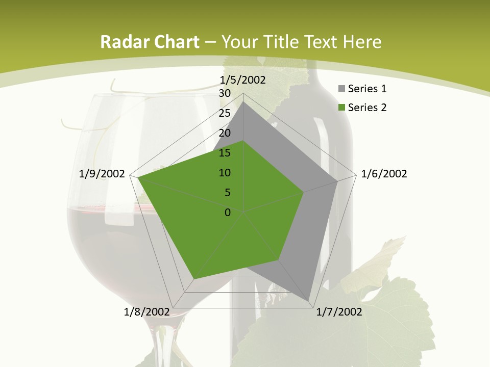 Green Alcohol Vine PowerPoint Template