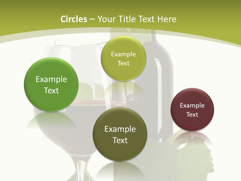 Green Alcohol Vine PowerPoint Template