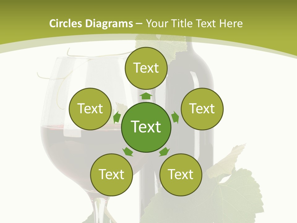 Green Alcohol Vine PowerPoint Template