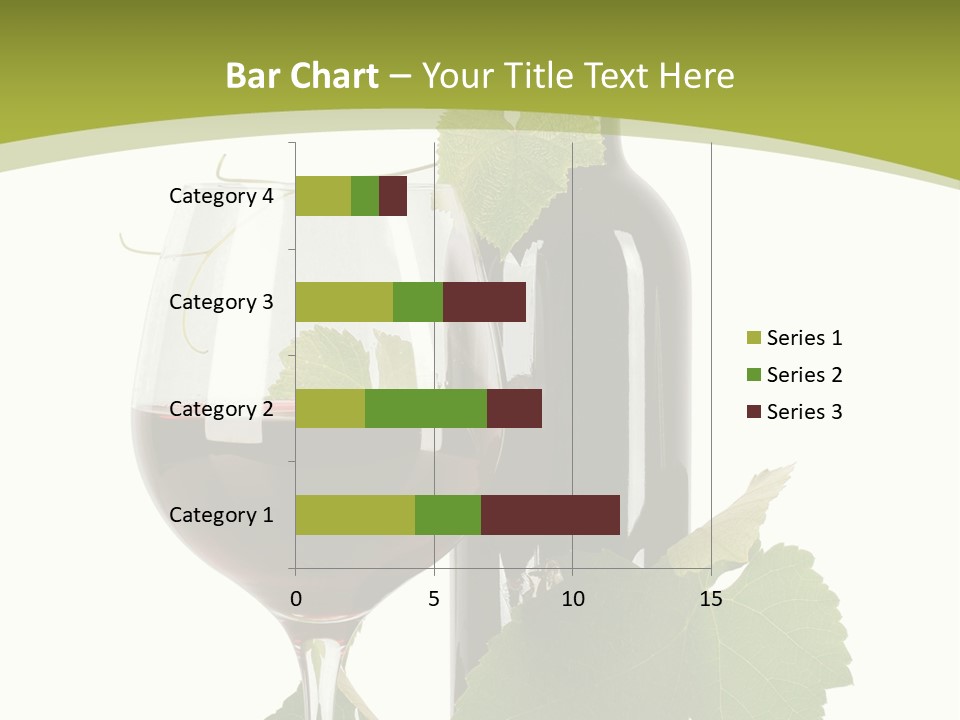 Green Alcohol Vine PowerPoint Template