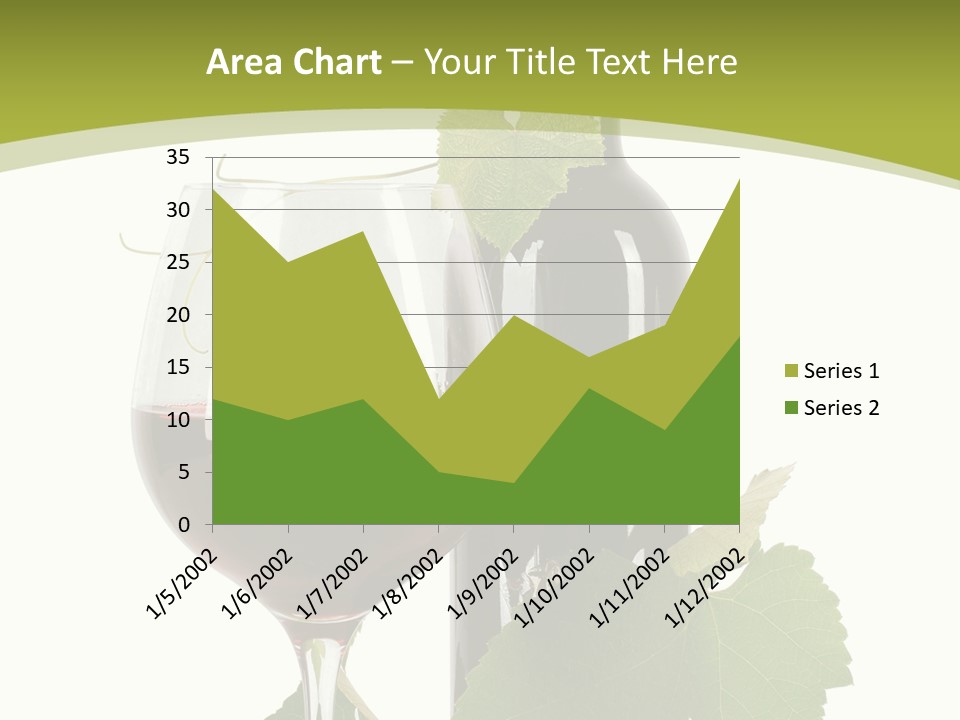 Green Alcohol Vine PowerPoint Template