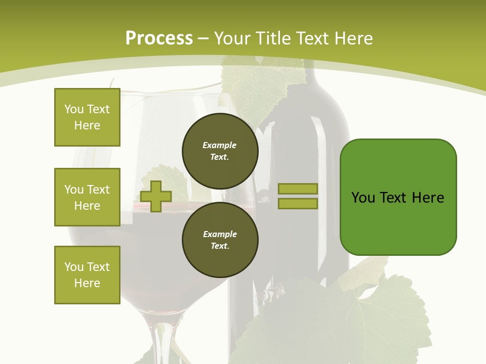 Green Alcohol Vine PowerPoint Template