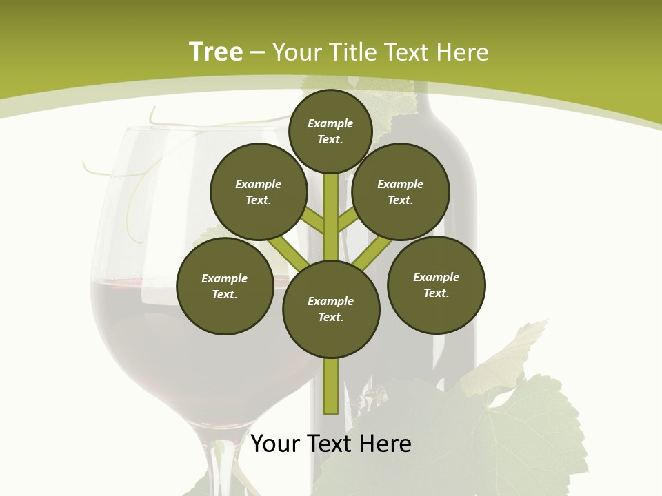 Green Alcohol Vine PowerPoint Template