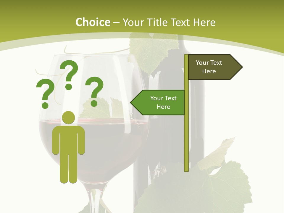 Green Alcohol Vine PowerPoint Template