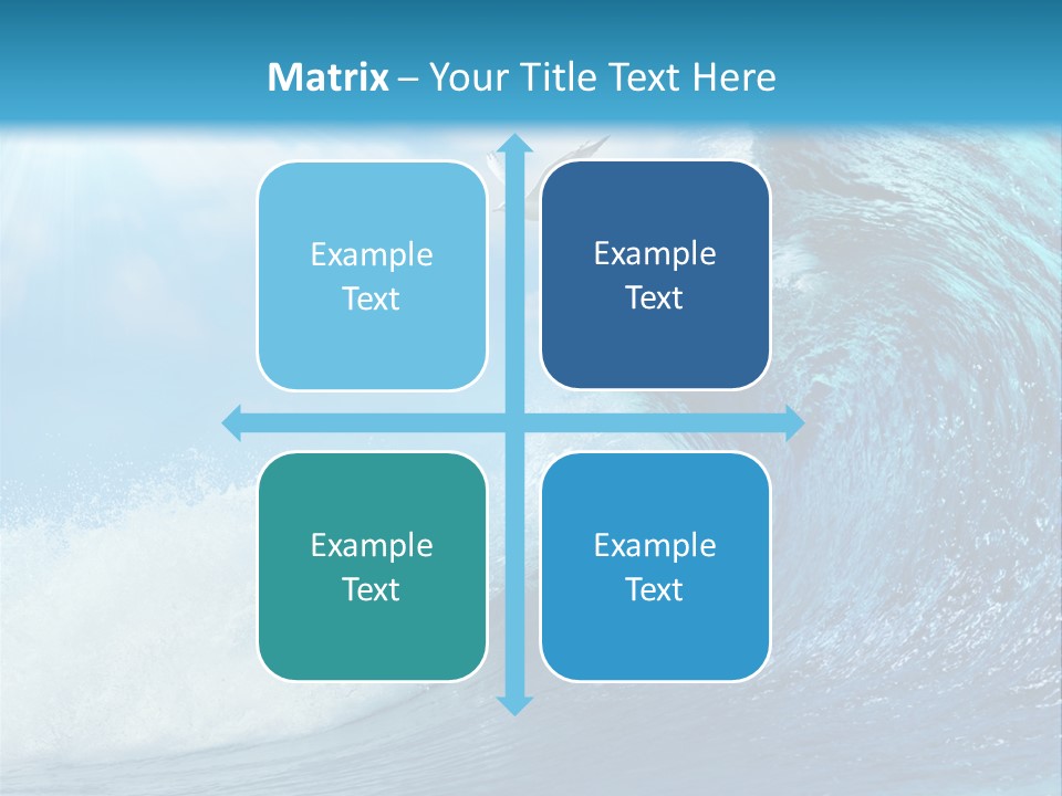 Paradise Tropical Water PowerPoint Template